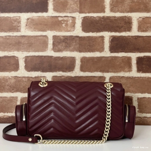 First bag ru small GG bag Gucci Marmont multi-pocket 0717